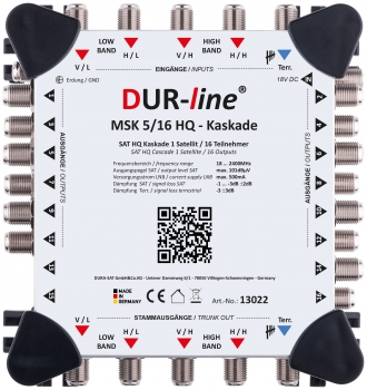 DUR-line MSK 5/16 HQ - Kaskade