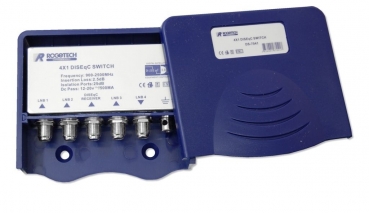 Rogetech 4-1 DiseqC Schalter mit Erdungs Eingang