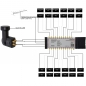 Preview: PremiumX PXMS 5/24 Multischalter mit Netzteil Multiswitch 1 SAT für 24 Teilnehmer