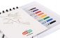 Preview: Zuupah Elfinbook Zeichenblock Malbuch Set DIN A4 für Kinder mit Speicherfunktion über App + Crayola aquarell Stifte zum Malen für Grosse & kleine Kinder abwaschbare Farbe, für Kinder ab 3 Jahren