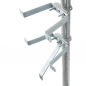 Preview: PremiumX Mauerhalter 50cm Stahl SAT Wandabstandshalter für Mast bis Ø 60mm