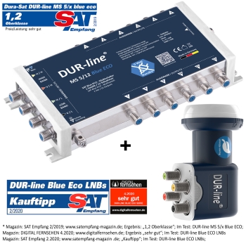 DUR-line MS-S 5/12 Blue ECO - Multischalter Set