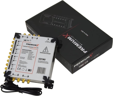 PremiumX PXMS 17/8 Multischalter mit Netzteil