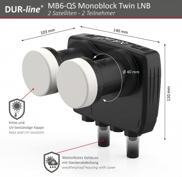 DUR-line MB6-TW Monoblock Twin – LNB