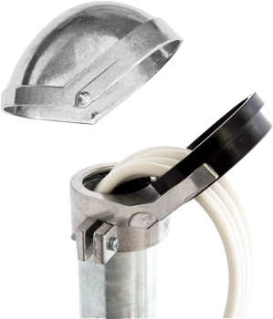 PremiumX ALU Mastkappe ist geeignet für Halterungen mit einem Mastdurchmesser  von 48 - 52mm