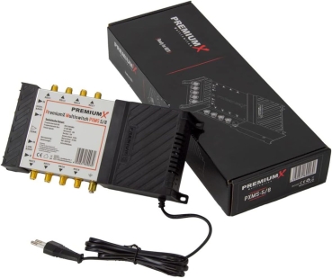 PremiumX PXMS 5/8 Multischalter mit Netzteil