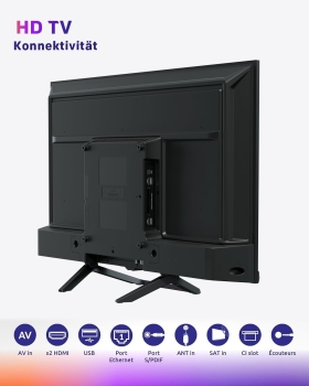 Preview: Strong 32'' HD TV SRT32HG4723C – LED Fernseher, Schwarz