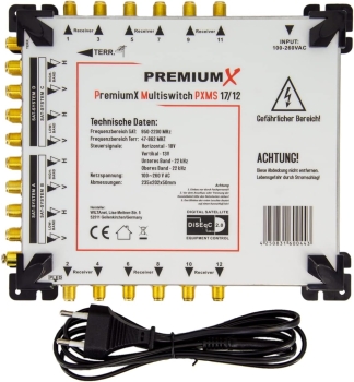 PremiumX PXMS 17/12 Multischalter