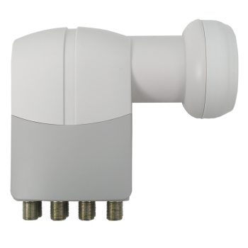 Televes Octo LNB mit acht Universalausgängen, an jedem liegen alle 4 Polaritäten an (HL, HH, VL, VH)