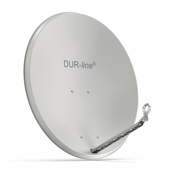 DUR-line Select 85/90 Hellgrau - Alu Sat-Antenne