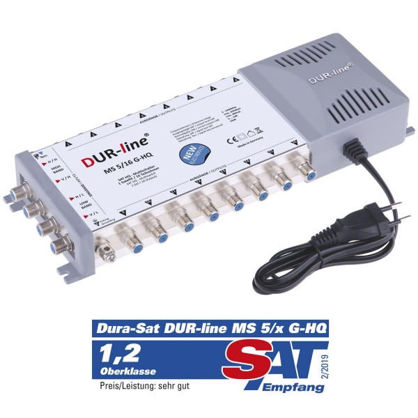 DUR-line MS 5/16 G-HQ - Multischalter - Made in Germany