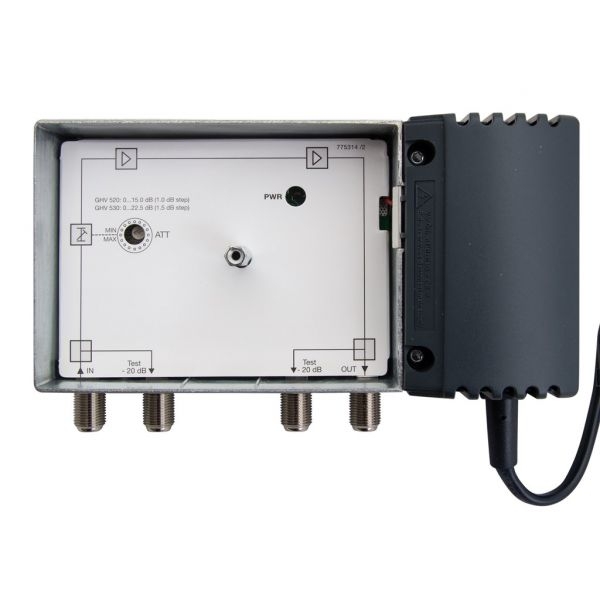 Triax GHV 520 Hausanschlussverstärker, Verst. 20dB, 47...1006MHz