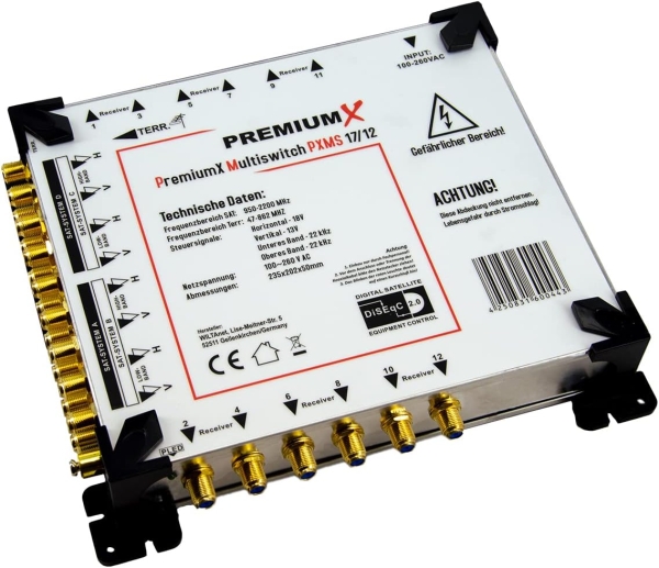 PremiumX PXMS 17/12 Multischalter