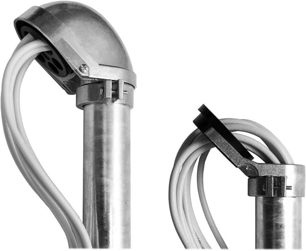 PremiumX ALU Mastkappe ist geeignet für Halterungen mit einem Mastdurchmesser  von 48 - 52mm