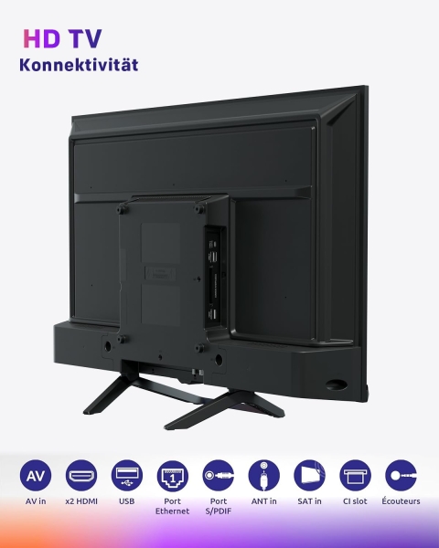 Strong 32'' HD TV SRT32HG4723C – LED Fernseher, Schwarz
