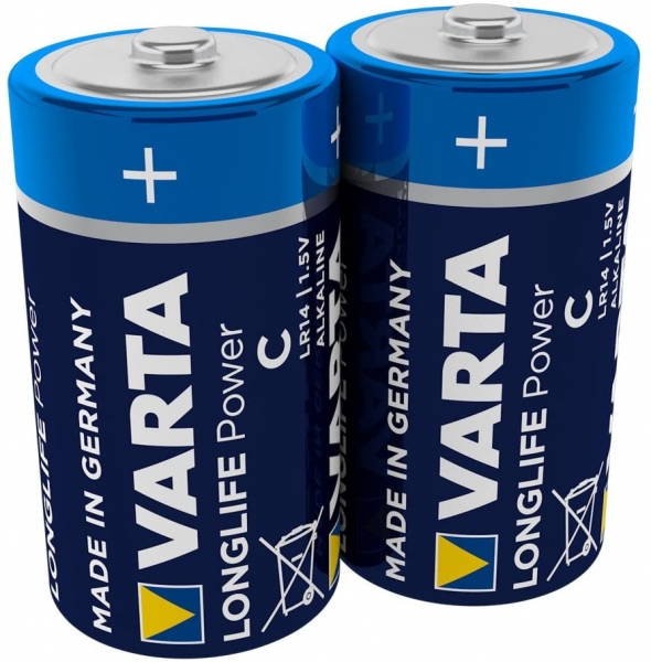 Varta Longlife Power Baby C Alkaline 1,5V - 2er Blister / V4914