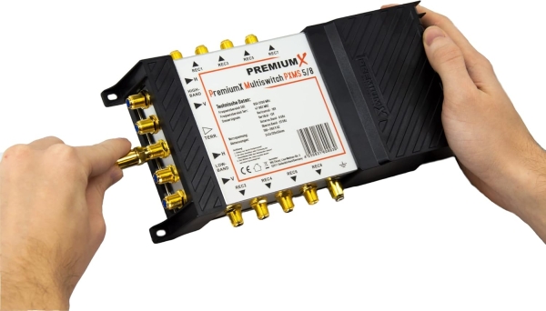 PremiumX PXMS 5/8 Multischalter mit Netzteil