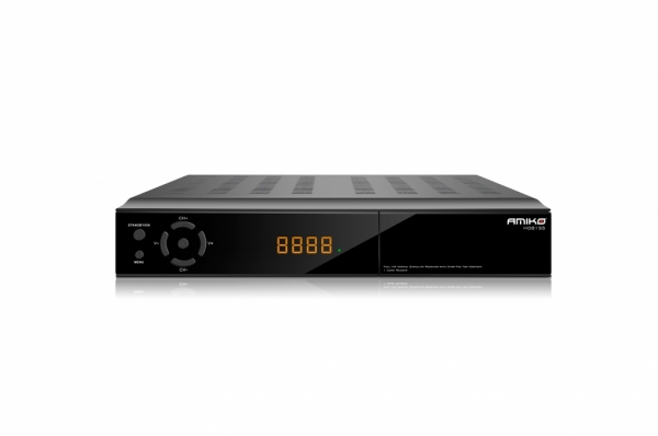 Amiko HD8165 Full HD Digital HEVC Satellite Receiver & Media Player mit Kartenleser