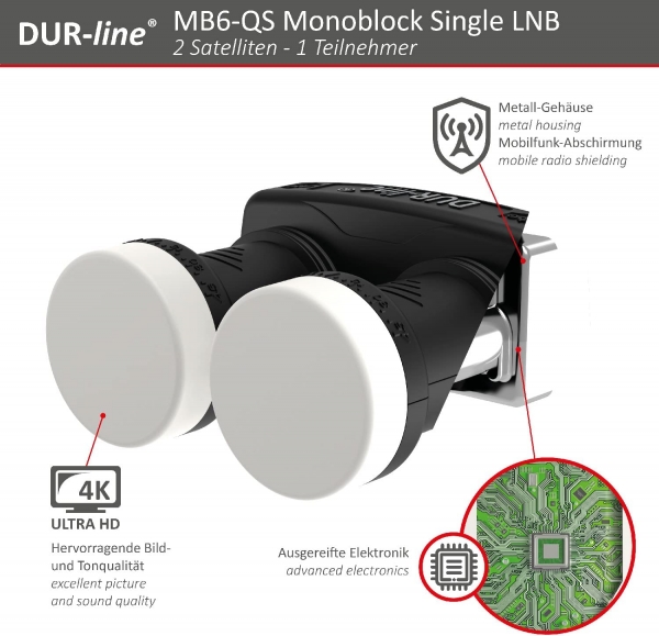 DUR-line MB6-US Monoblock Single - LNB