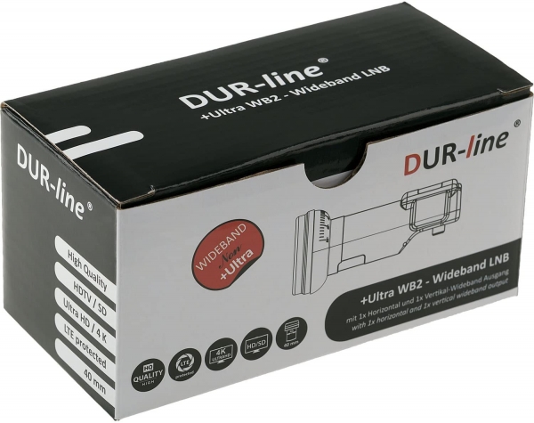 DUR-line +Ultra WB2 - Wideband LNB - für Wideband Multischalter - nur 2 statt 4 Kabel