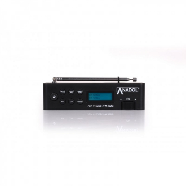 Anadol ADX-P1 DAB+ / FM Radio schwarz mit 20 Senderspeicherplätzen