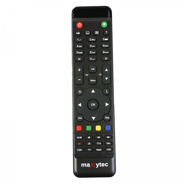 Maxytec MULTIBOX 4K UHD E2 Linux Receiver mit DVB-S2, DVB-C oder DVB-T2 Tuner inkl. WIFI Stick mit Antenne 150Mbit
