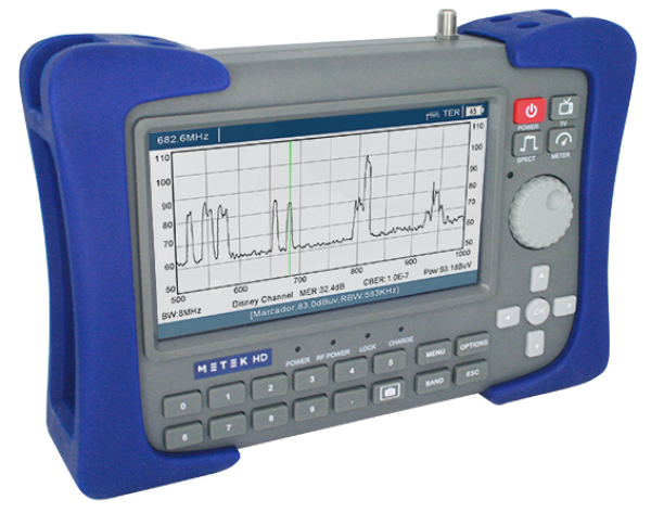 METEK HD  240002  Professionelles Messgerät für DVB-T / T2, DVB-S / S2 (auch Multistream)