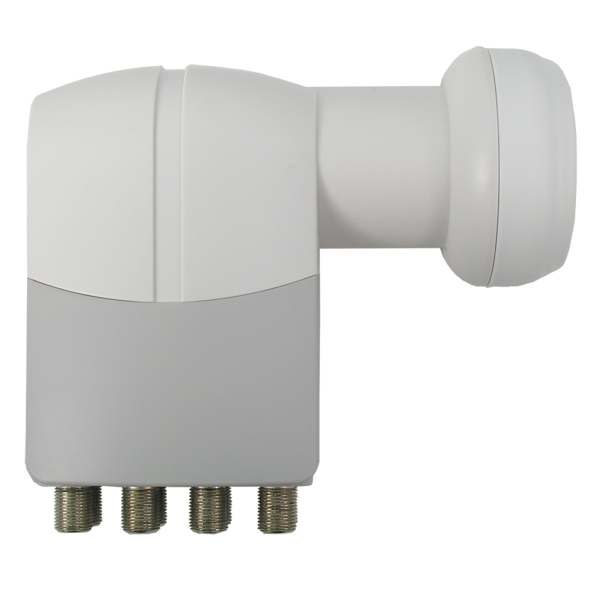 Televes Octo LNB mit acht Universalausgängen, an jedem liegen alle 4 Polaritäten an (HL, HH, VL, VH)