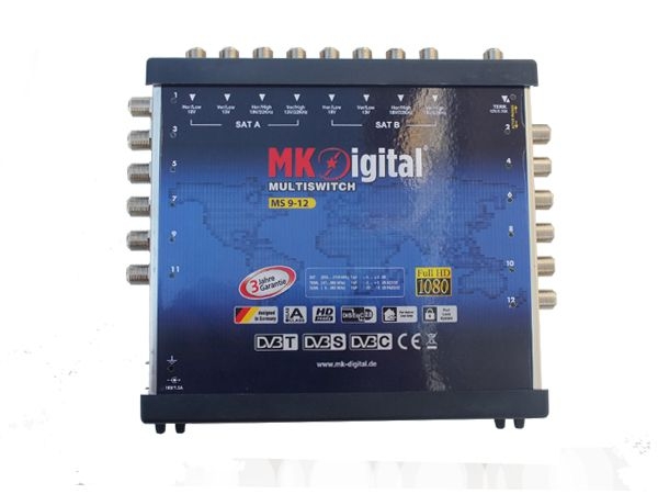 MK-Digital MS 9-12 Multischalter mit LED Kontrollleuchte