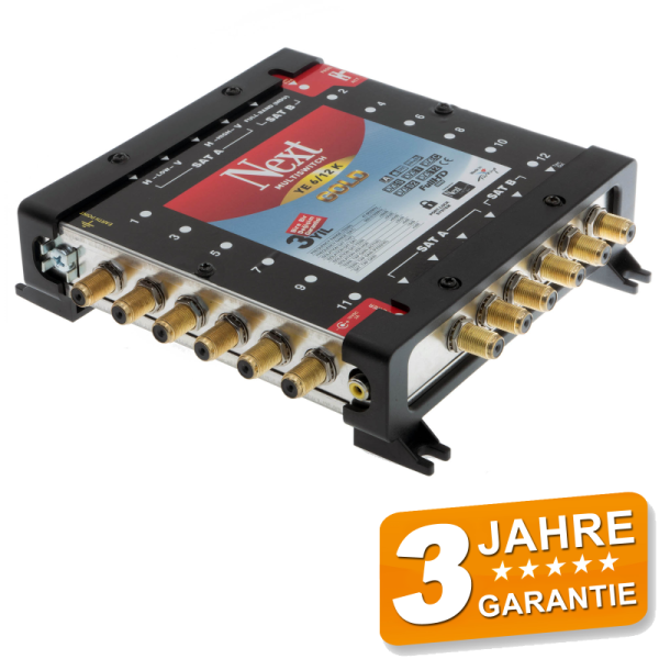 Next YE 6/12S Gold Multischalter mit MDU5 LNB-Anschluss für Digitürk