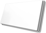 Strong Slimsat SA62 SAT-Antenne Twin – weiß, Twin-LNB