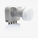 Fuba DEK 406 Quattro LNB HDTV, 3D, 4K, Wetterschutz für Multischalter, Grau